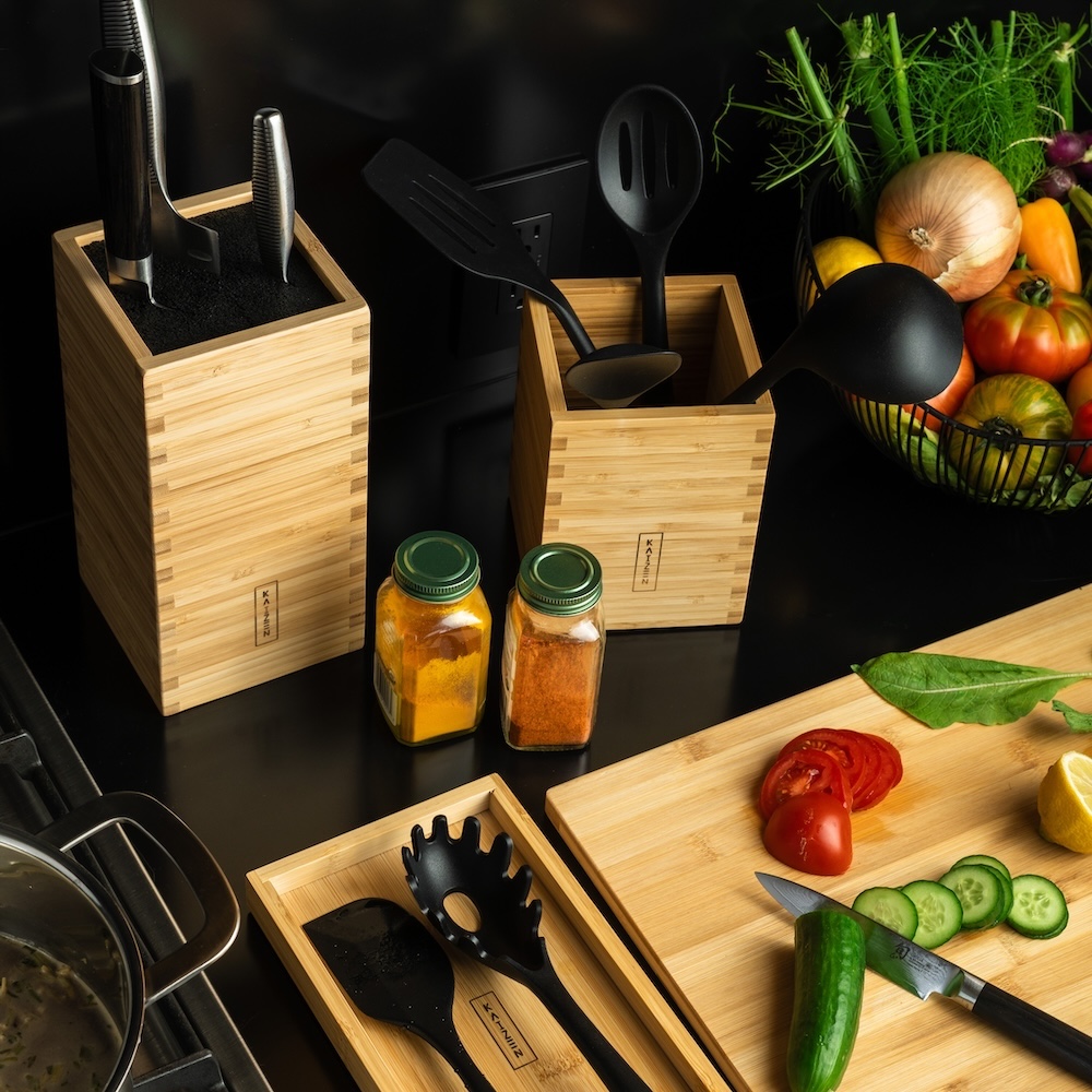 KAIZEN's Knife Block for Kitchen Counter Pic6